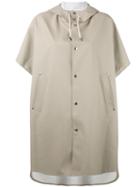 Stutterheim - 'pomma' Coat - Women - Cotton/polyester/pvc/metal - One Size, Nude/neutrals, Cotton/polyester/pvc/metal