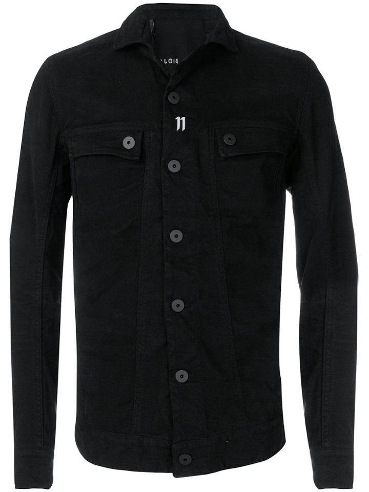 11 By Boris Bidjan Saberi Buttoned Up Jacket - Black