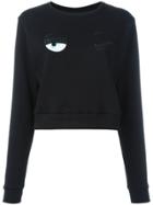Chiara Ferragni Winking Eye Sweatshirt - Black