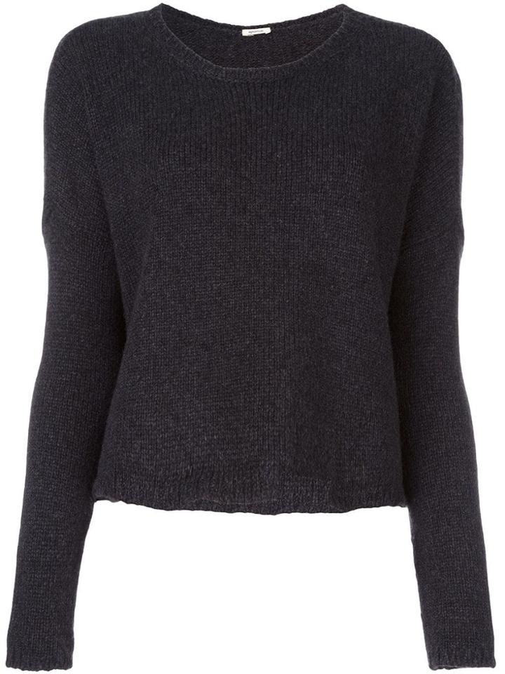 Apuntob Cashmere Round Neck Jumper - Grey