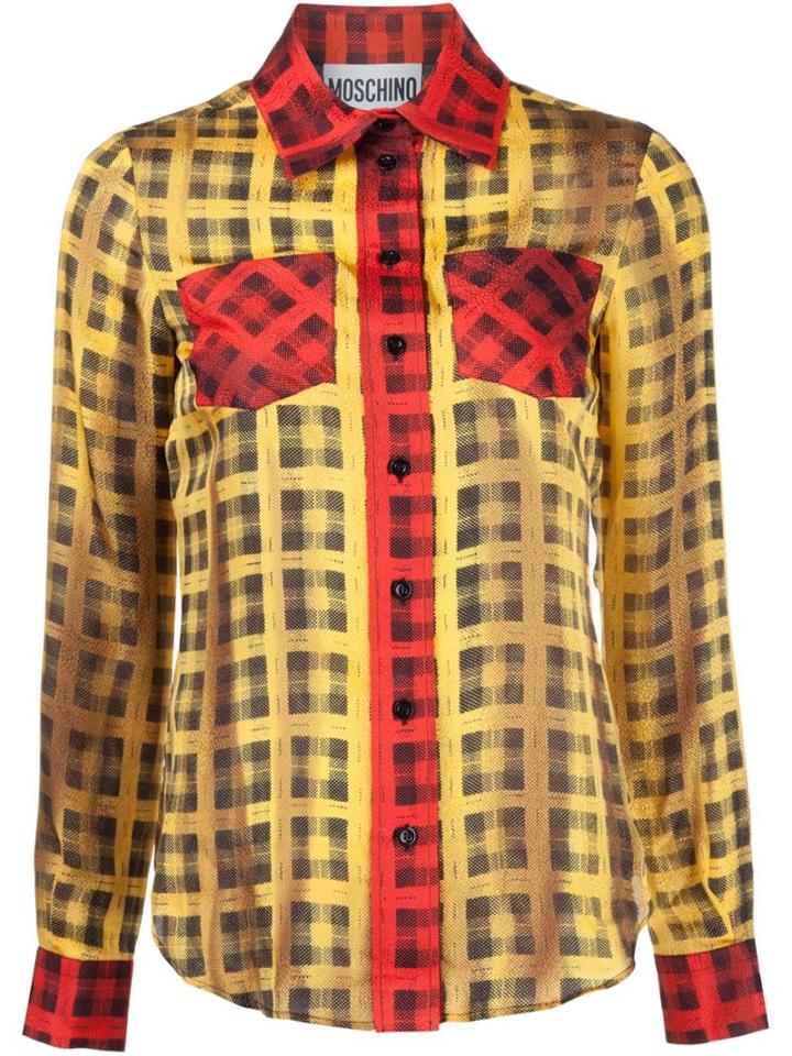 Moschino Plaid Shirt