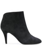 Casadei Curved Rear Ankle Boots - Black