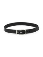 Werkstatt:münchen Hammered Buckle Belt, Adult Unisex, Size: Xl, Black, Leather/silver