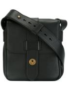 Prada - Front Strap Shoulder Bag - Men - Calf Leather - One Size, Black, Calf Leather
