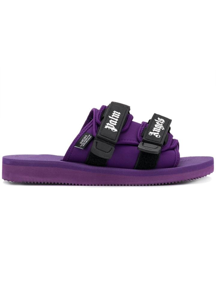 Palm Angels X Suicoke Slides - Purple