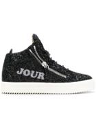 Giuseppe Zanotti Design Bonjour Nuit Hi-top Sneakers - Black