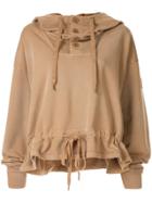 Nº21 Drawstring Hem Hoodie - Be