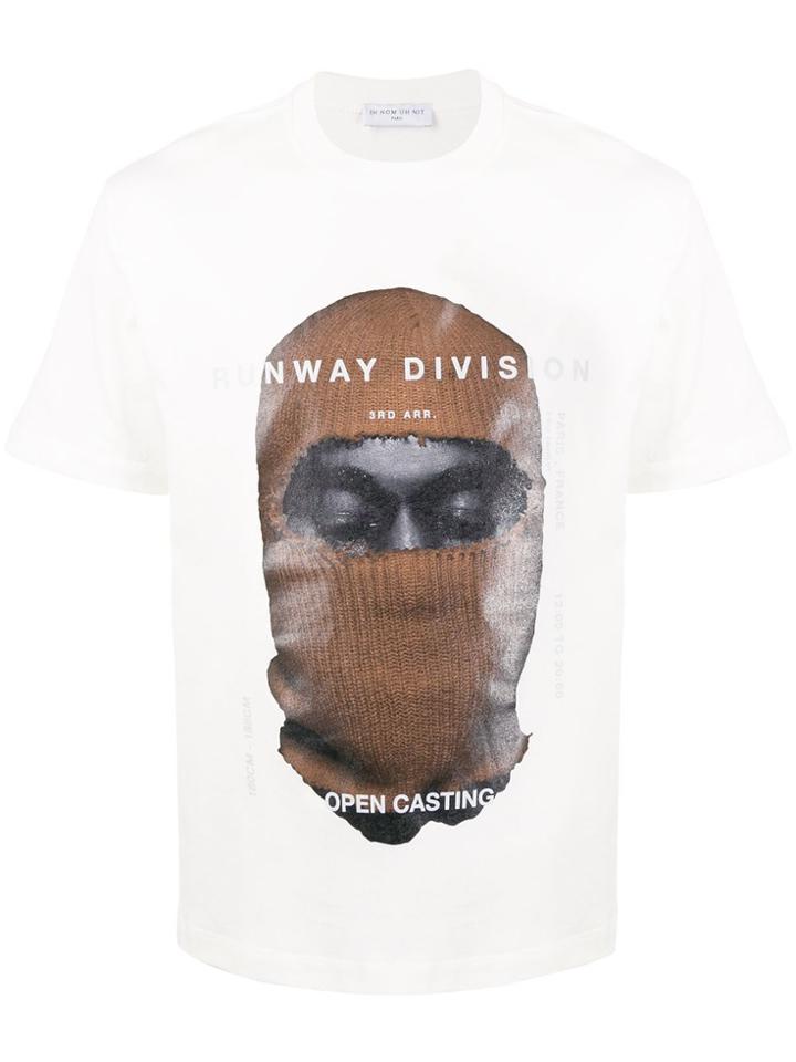 Ih Nom Uh Nit 'runway Division' Print T-shirt - White