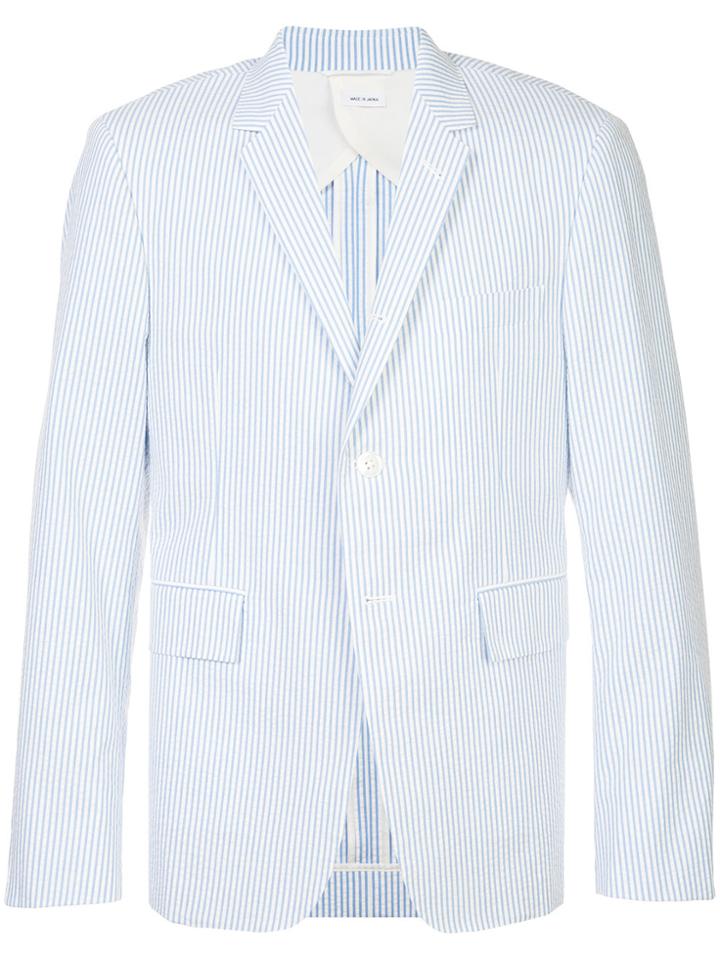 Thom Browne Seersucker Jacket - Blue