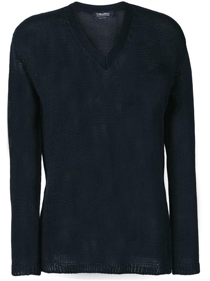 's Max Mara Knitted Top - Blue
