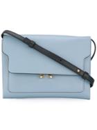 Marni Foldover Crossbody Bag - Blue