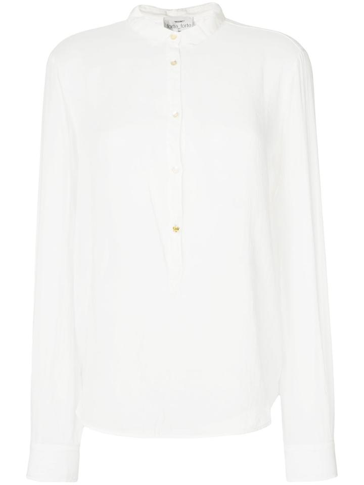 Forte Forte Henley Shirt - White