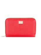 Dolce & Gabbana 'dauphine' Print Wallet - Red