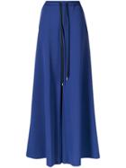 Marni Drawstring Wide-leg Trousers - Blue