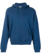 Futur Logo Embroidered Hoodie - Blue