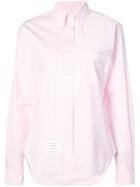 Thom Browne Button-down Striped Shirt - Pink & Purple