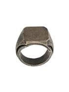 Tobias Wistisen Flat Ring, Men's, Size: 62, Metallic
