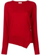 Zanone Crew Neck Jumper - Red