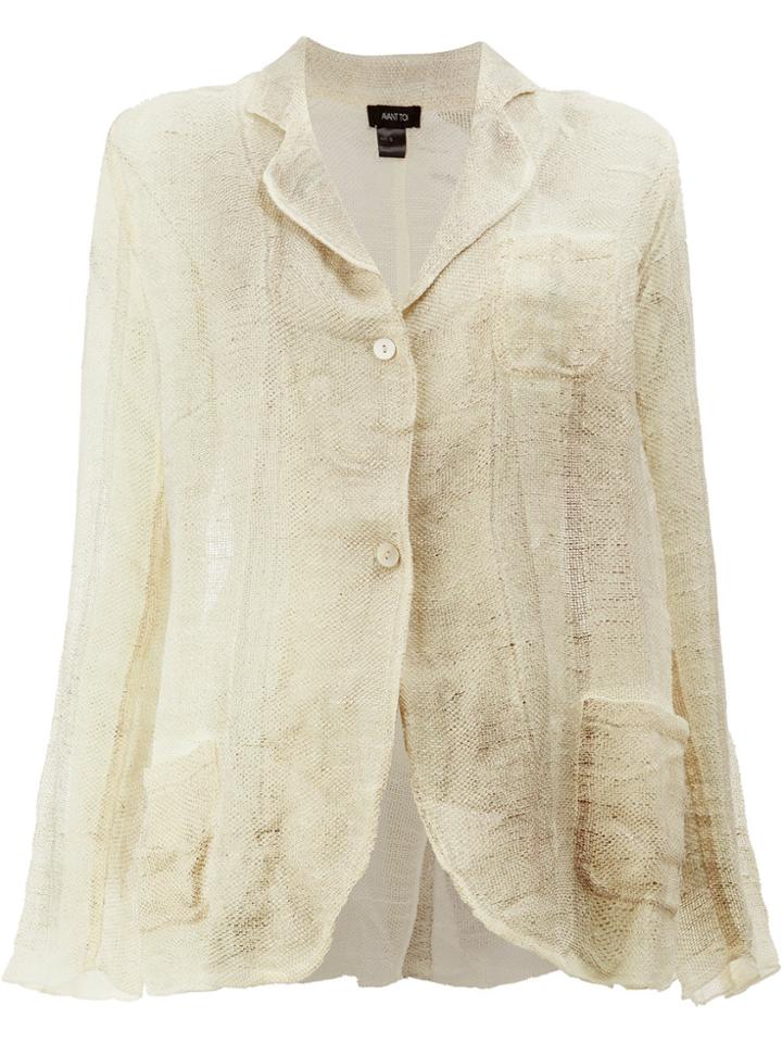 Avant Toi Soft Blazer - Nude & Neutrals