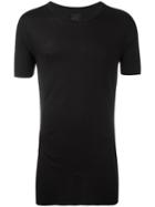 Thom Krom Slim-fit T-shirt, Men's, Size: Large, Black, Silk/viscose