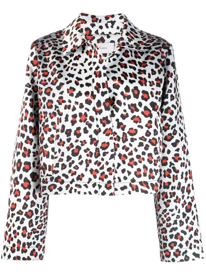 Marques'almeida Leopard Print Coat - White