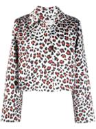 Marques'almeida Leopard Print Coat - White