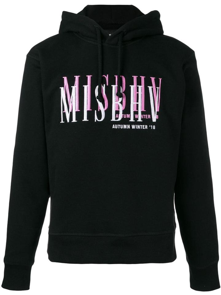Misbhv Double Embro Hoodie Black