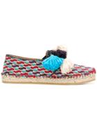 Etro Woven Tassel Espadrilles - Multicolour