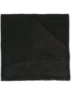 Valentino Lace Panel Scarf, Women's, Black, Silk/polyamide/viscose/modal