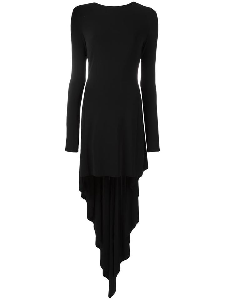 Antonio Berardi High Low Dress, Women's, Size: 44, Black, Rayon/spandex/elastane