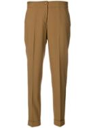 See By Chloé Cropped Trousers With Stripe Detail - Multicolour