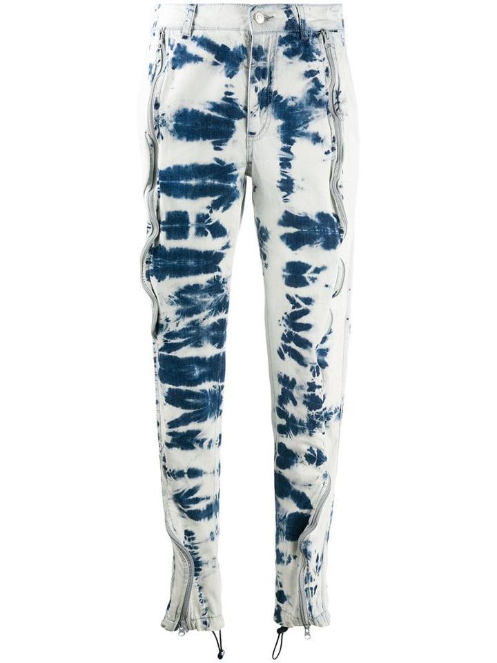 Stella Mccartney Tie-dye Straight Leg Jeans - Blue
