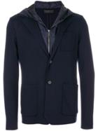 Prada Wool Dual Layered Blazer - Blue