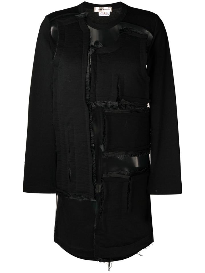 Comme Des Garçons Deconstructed Panel Dress - Black