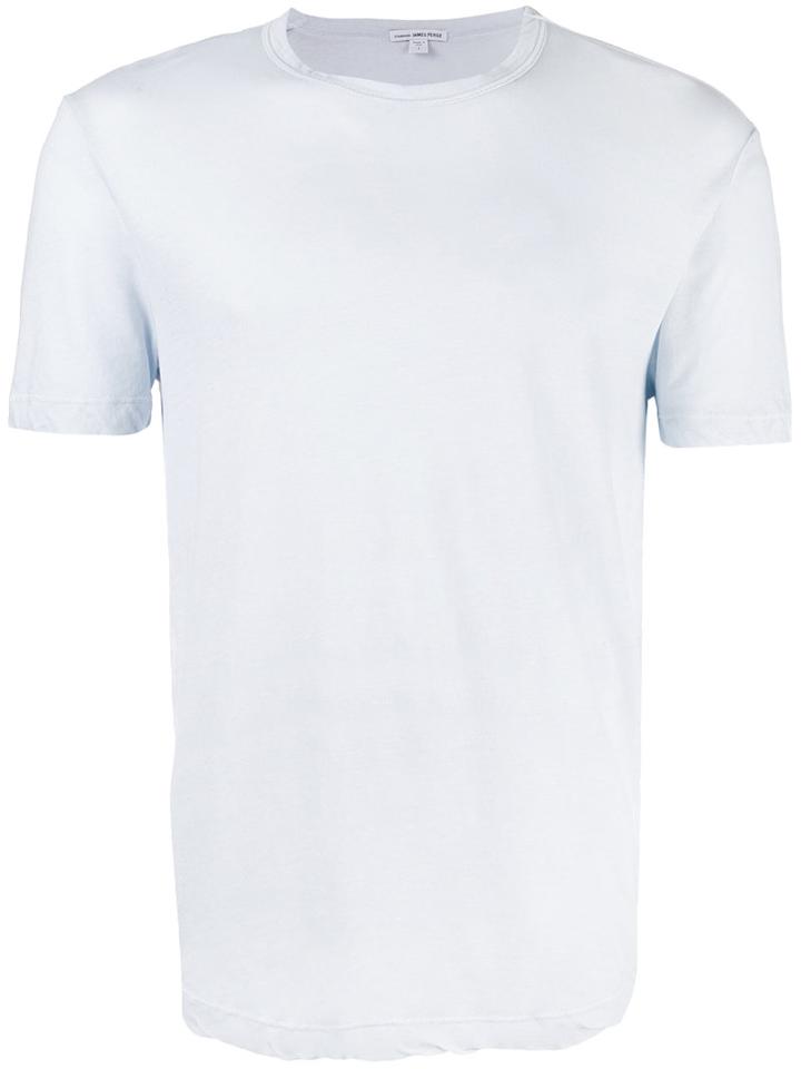 James Perse - Classic T-shirt - Men - Cotton - 3, Blue, Cotton