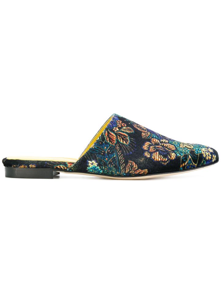 Danielapi Floral Patterned Mules - Multicolour