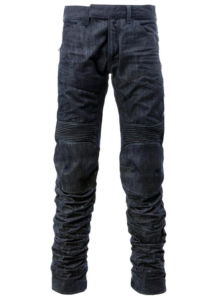 G-star Raw Research Stitched Panel Jeans, Men's, Size: 28, Blue, Cotton