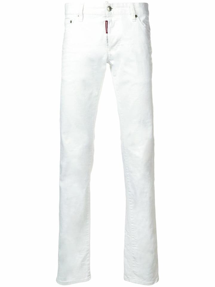 Dsquared2 Low Rise Skinny Jeans - White