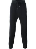 Helmut Lang Drawstring Track Pants, Men's, Size: Xl, Black, Cotton/nylon/viscose