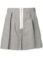Pinko Pleated Short Shorts - Grey