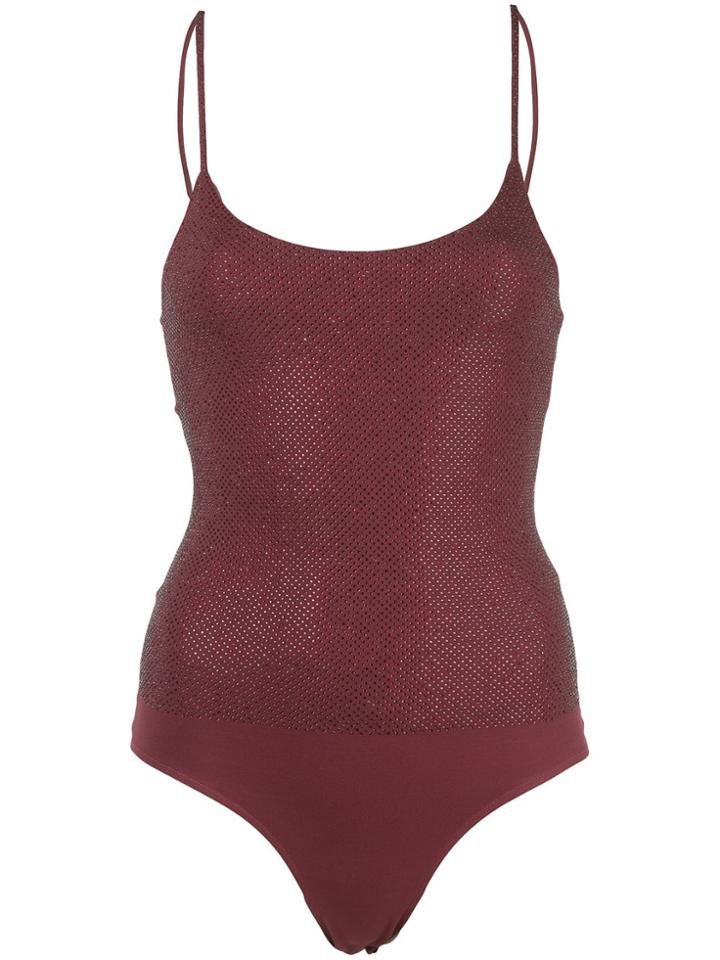 Alexandre Vauthier Rhinestone-embellished Body - Red