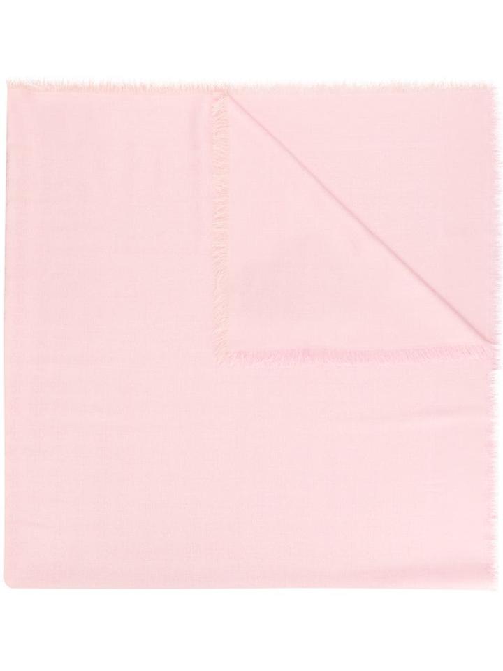 Tory Burch Logo Jacquard Traveler Scarf - Pink
