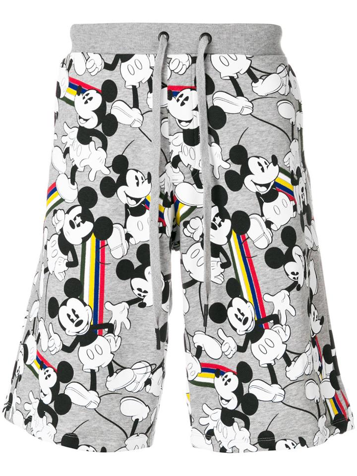 Iceberg Mickey Mouse Jersey Shorts - Grey