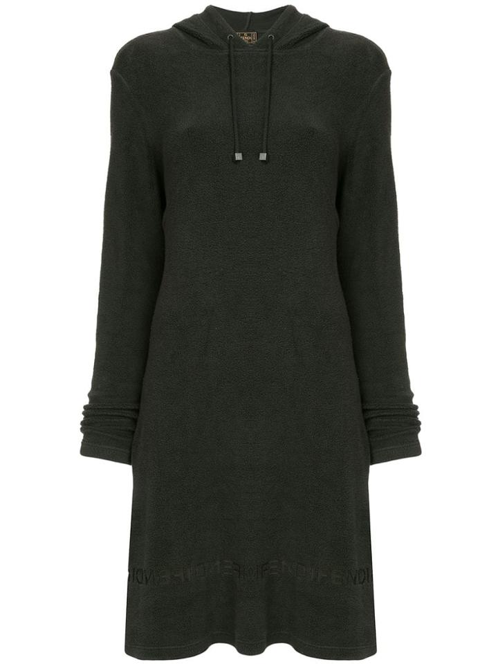 Fendi Vintage Fendi Long Sleeve One-piece Dress - Grey