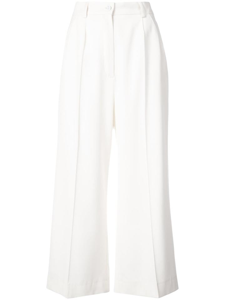 Natasha Zinko Wide Leg Trousers - White