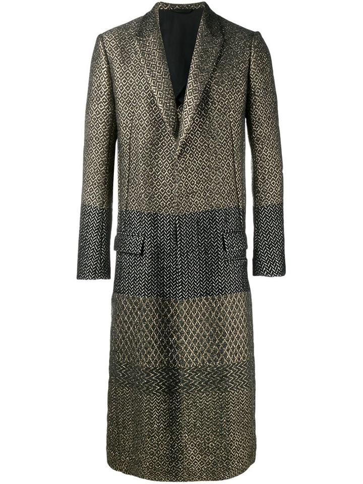 Haider Ackermann Jacquard Long Coat