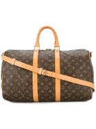 Louis Vuitton Vintage Keepall 45 Bandouliere Bag - Brown