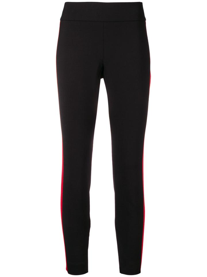Alexander Mcqueen Side Stripe Leggings - Black