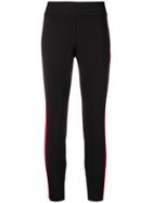 Alexander Mcqueen Side Stripe Leggings - Black