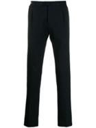 Tagliatore Tailored Straight Leg Trousers - Blue